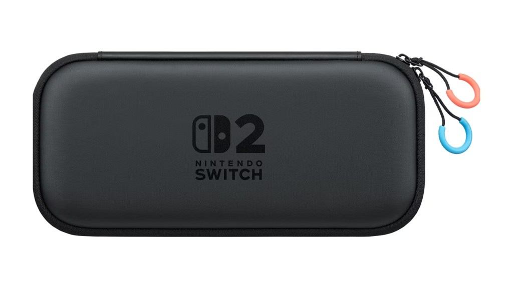 A black case for a nintendo switch