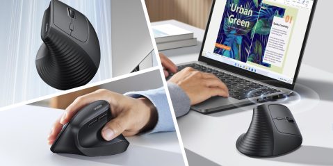 A collage of a computer mouse