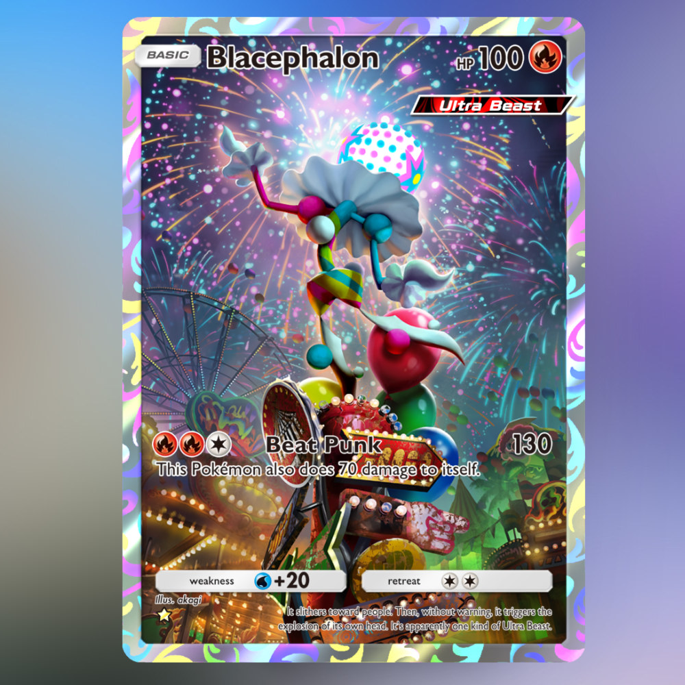 A card with cartoon character on it