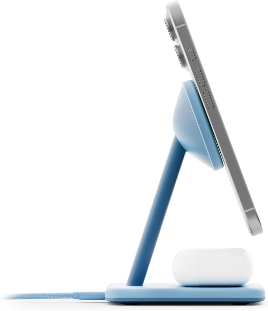 A tablet on a stand