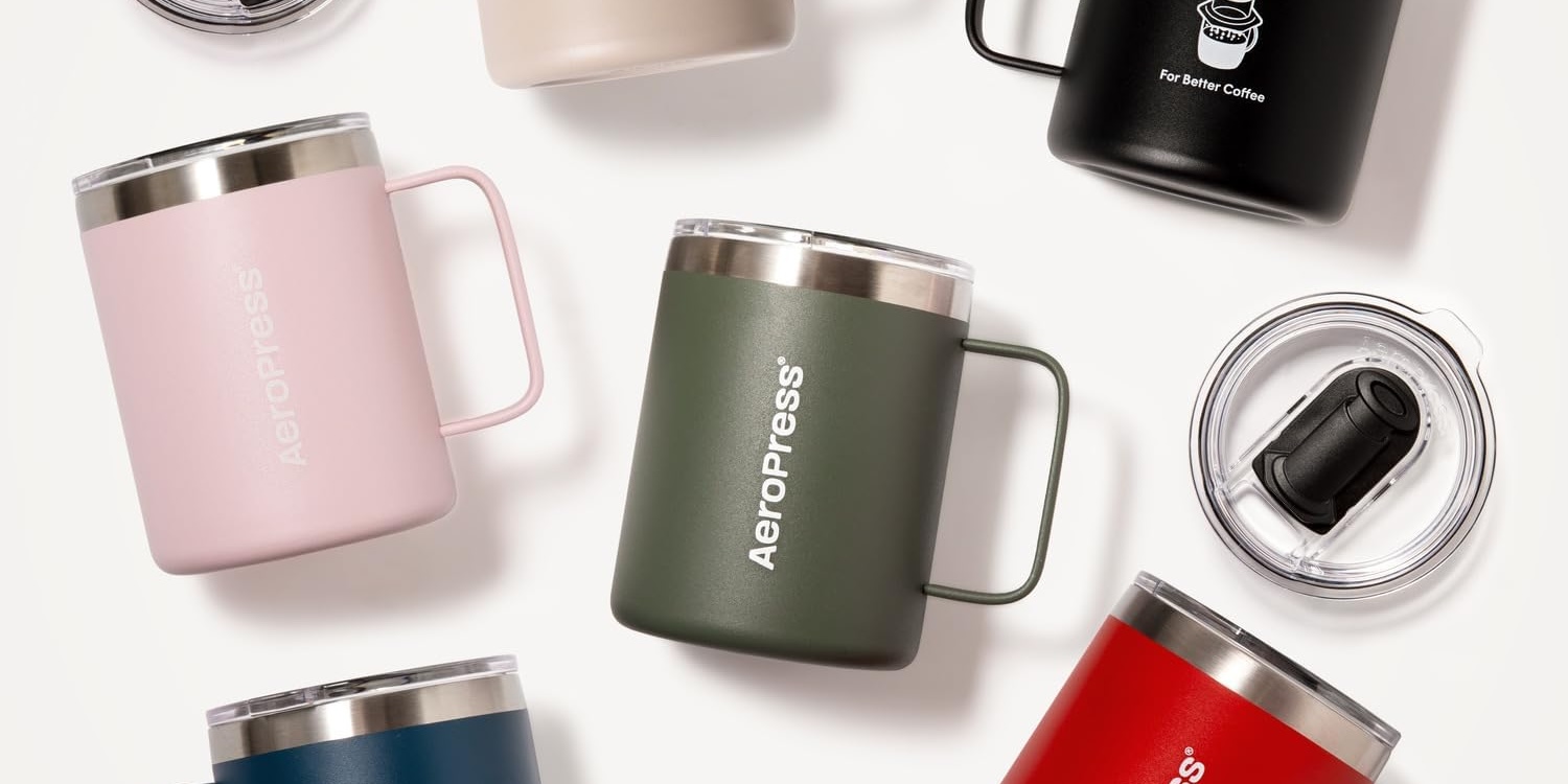 A group of coffee mugs