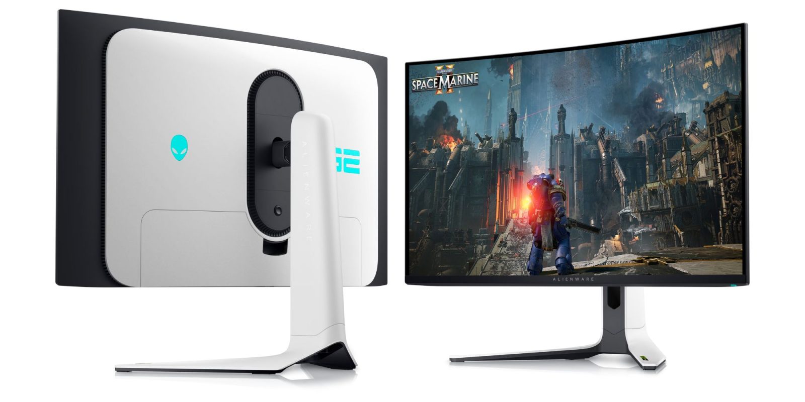 Image showing a render of Alienware's gaming monitor.