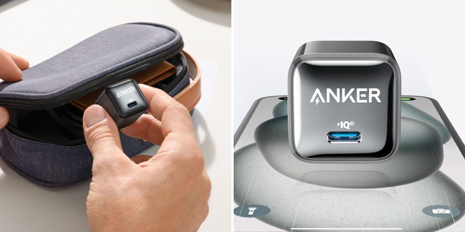 Image showing renders of Anker's 20W USB-C charger.