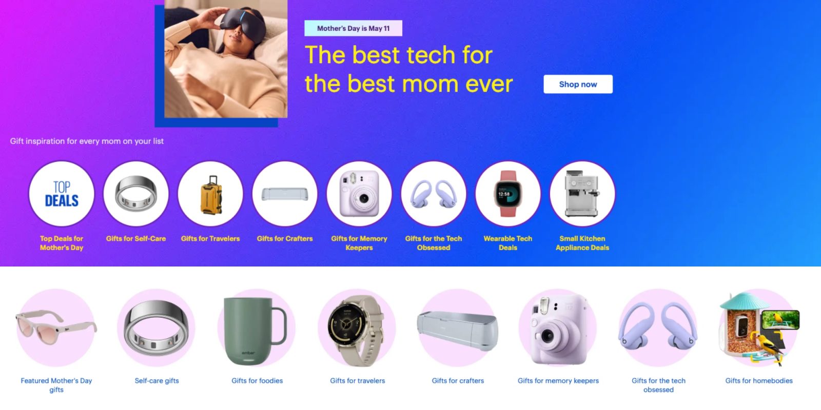 Best Buy Mothers Day sale