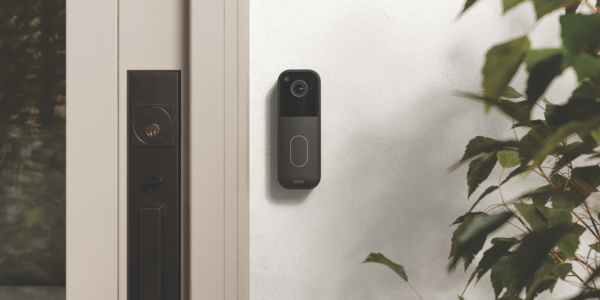 A video camera on a wall