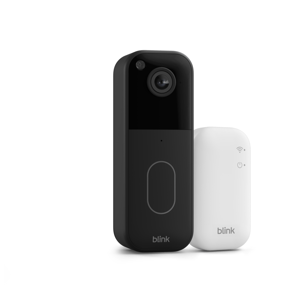 A black and white camera