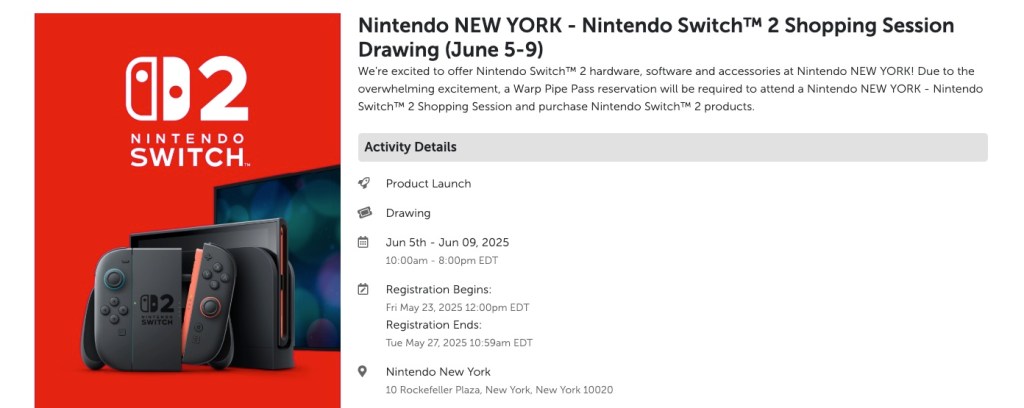 Buy Switch 2 launch day