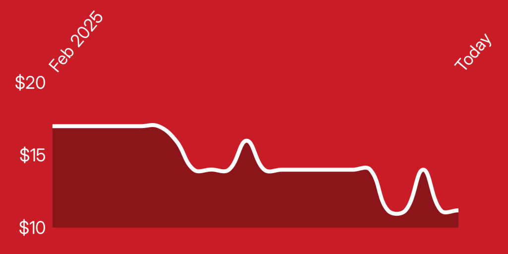 A line of a heartbeat