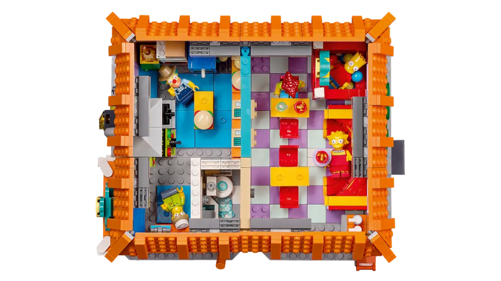 A building blocks with a model of a house