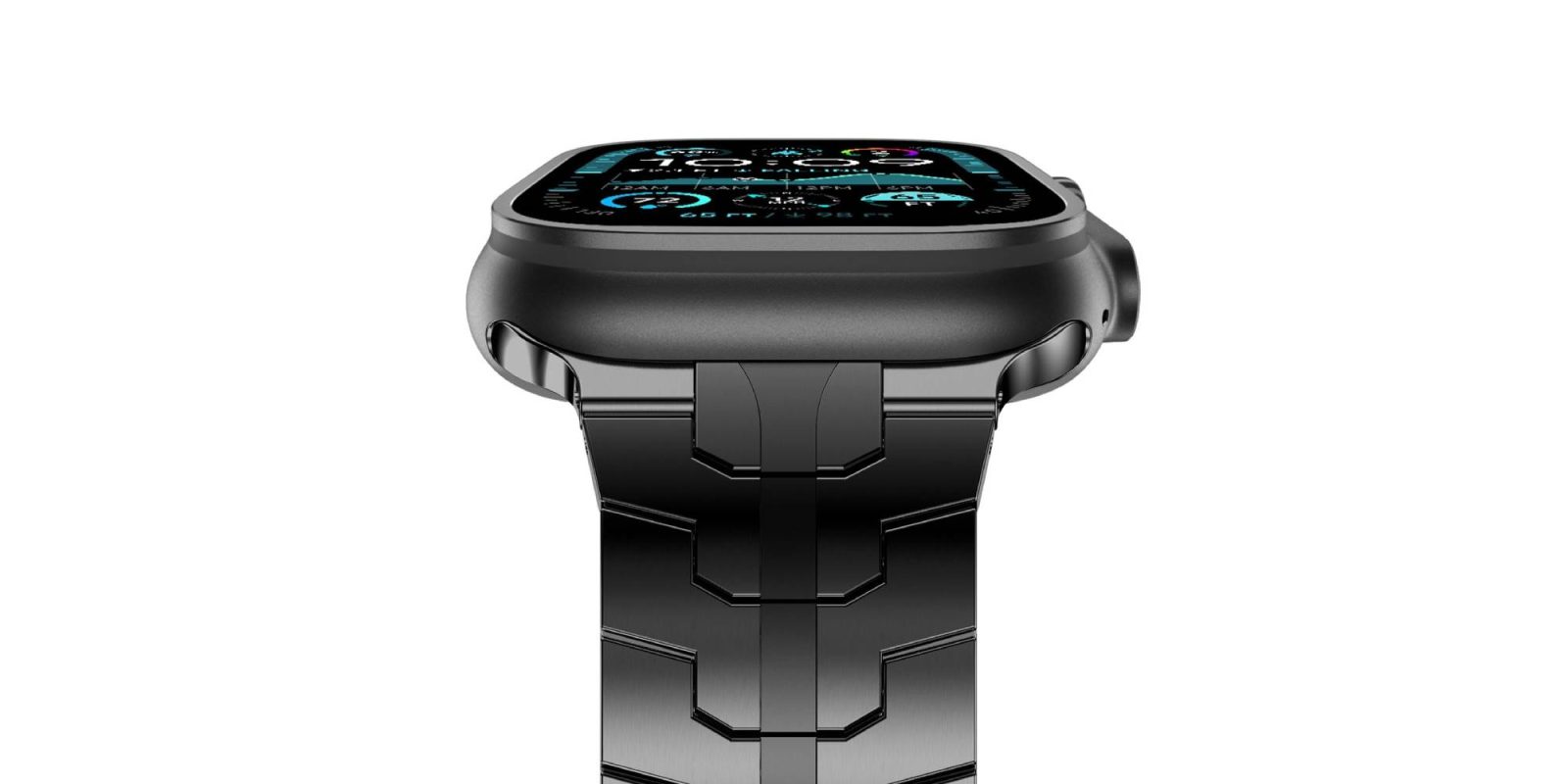 A close up of a smart watch