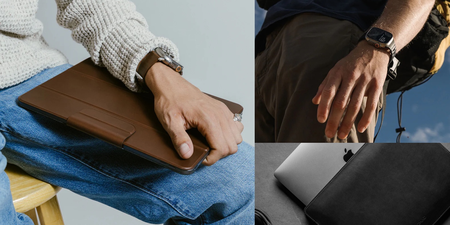 Nomad Apple Watch MacBook leather