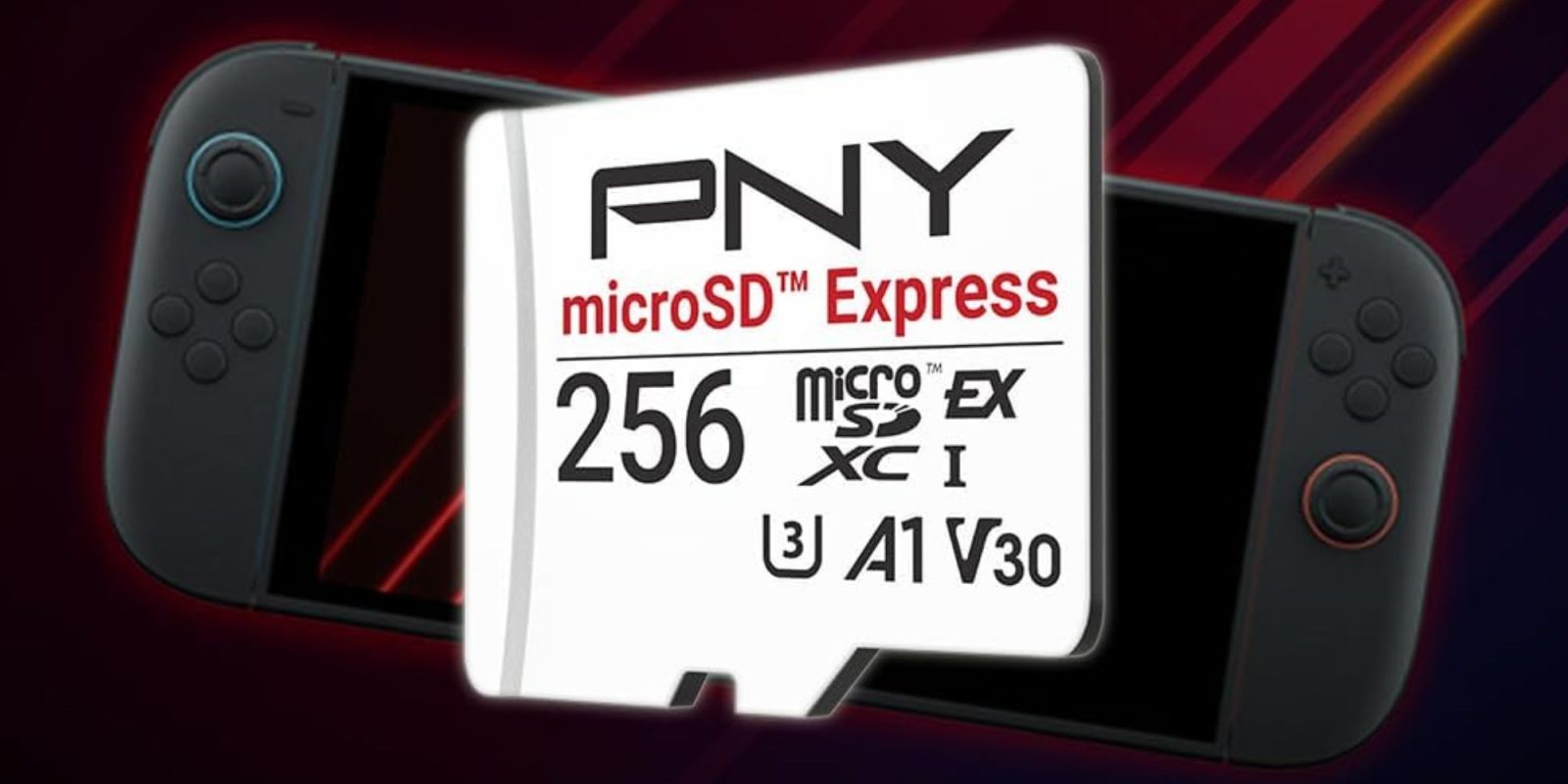 Image showing a render of PNY microSD cards.