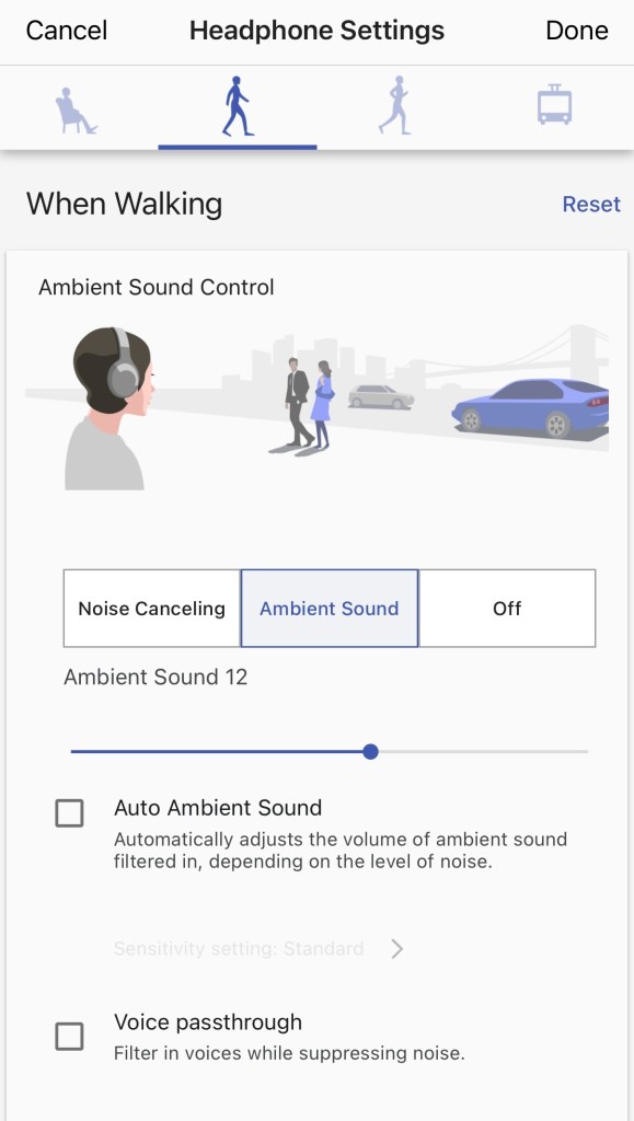 A screenshot of a music system