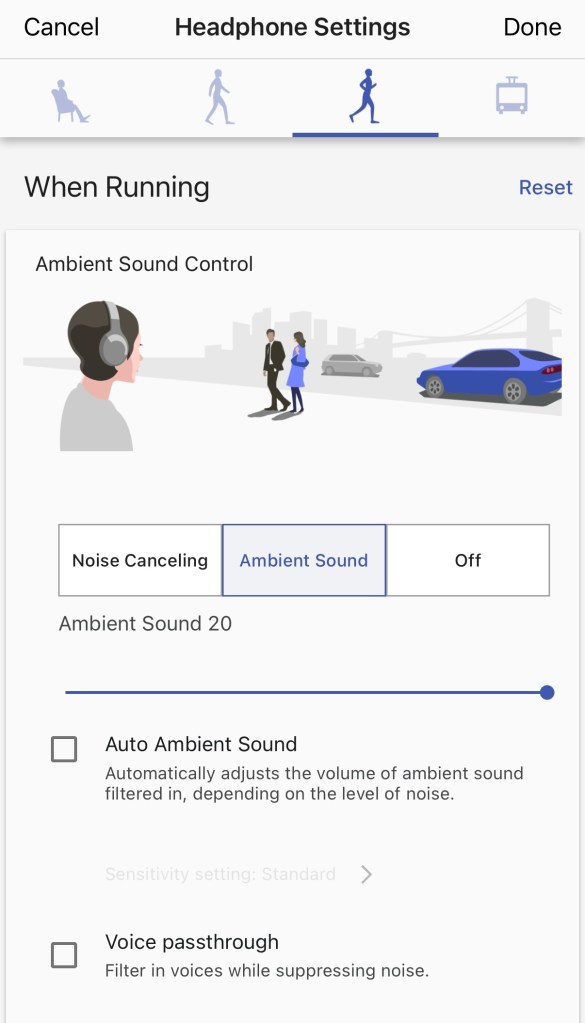 A screenshot of a music application