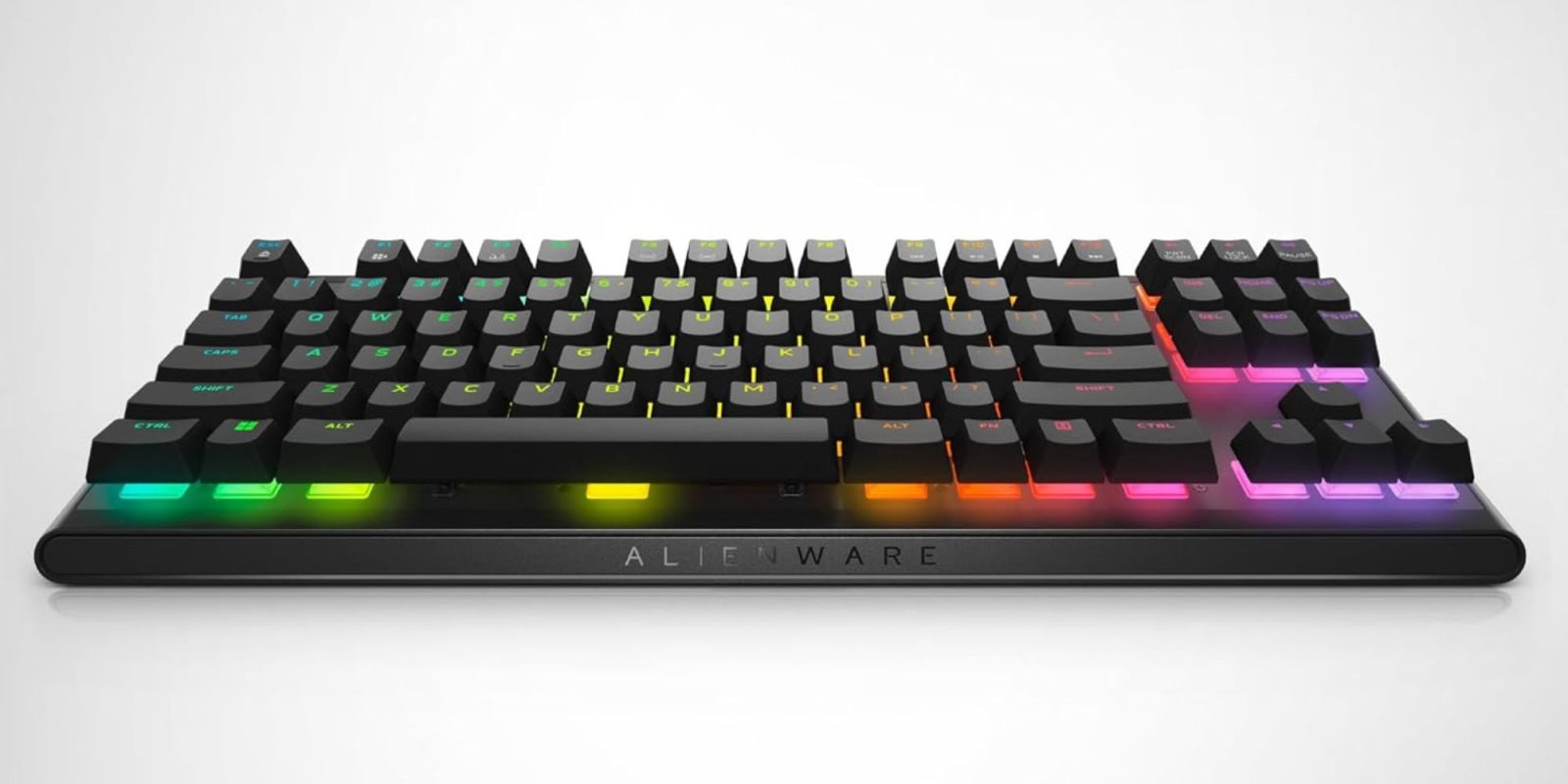 Image showing a render of Alienware's Tenkeyless keyboard.