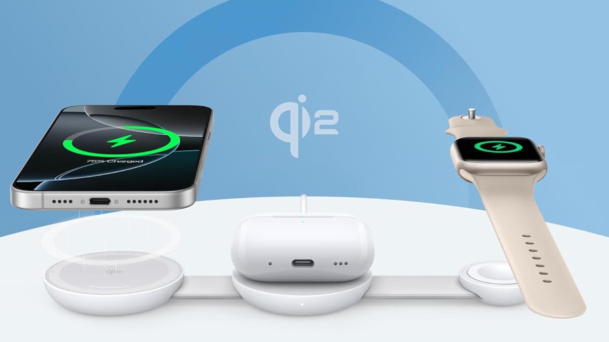 A device with a charger attached to it