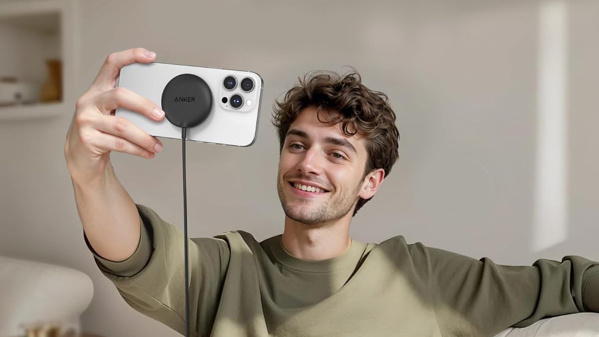 A man holding a phone