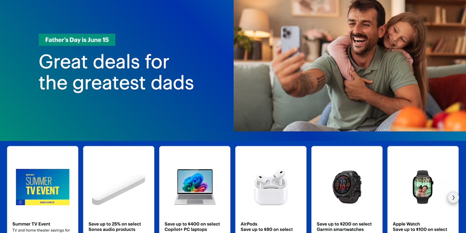 Best Buy Father's Day sale