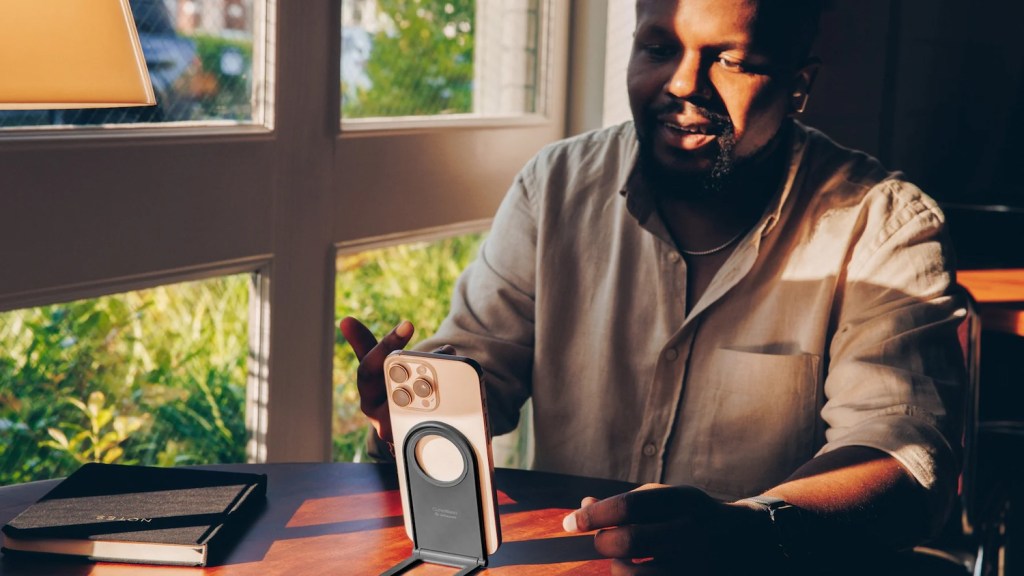 A man holding a phone