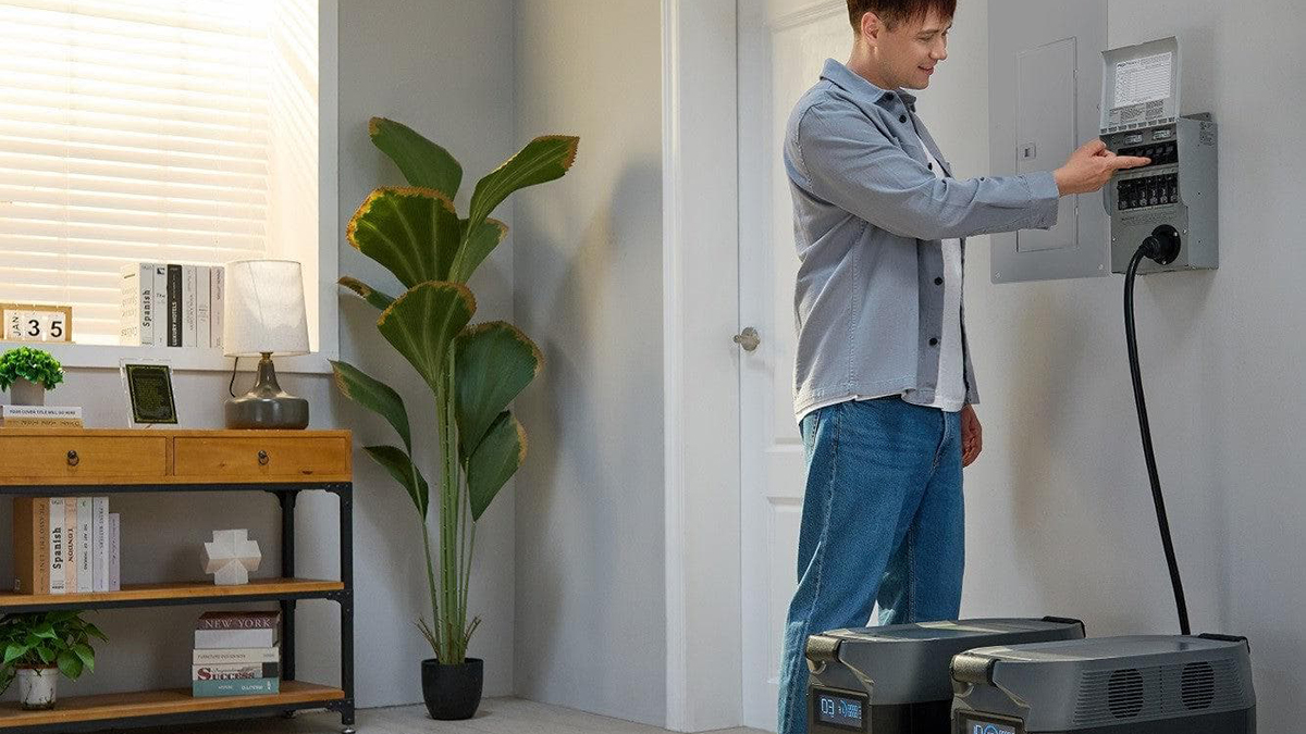 A man standing in a room