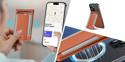 A phone with a wallet