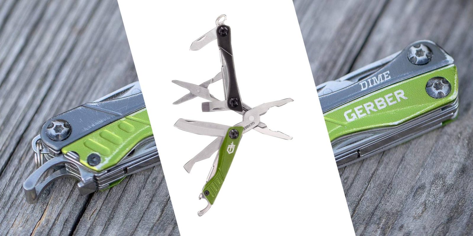 A multi tool with many blades