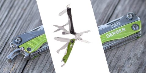A multi tool with many blades