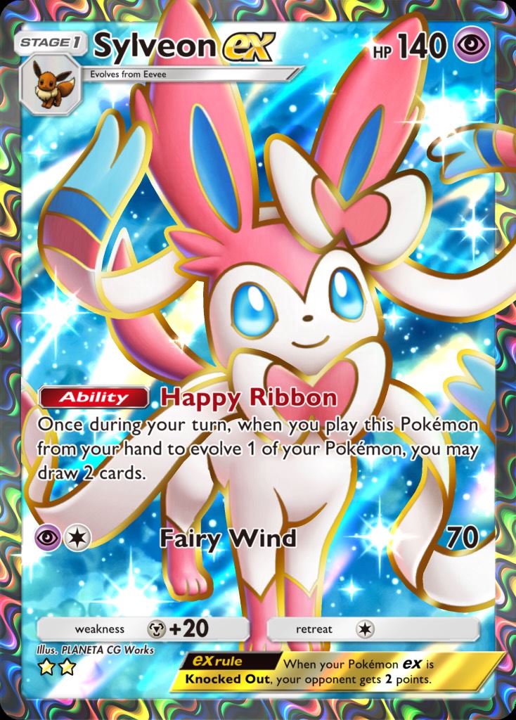 A cartoon of a rabbit with a bow on it