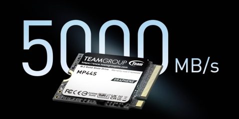 A computer chip with a white square and a black background