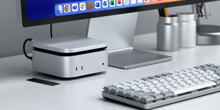 Satechi USB4 Slim NVMe SSD Enclosure Mac mini M4