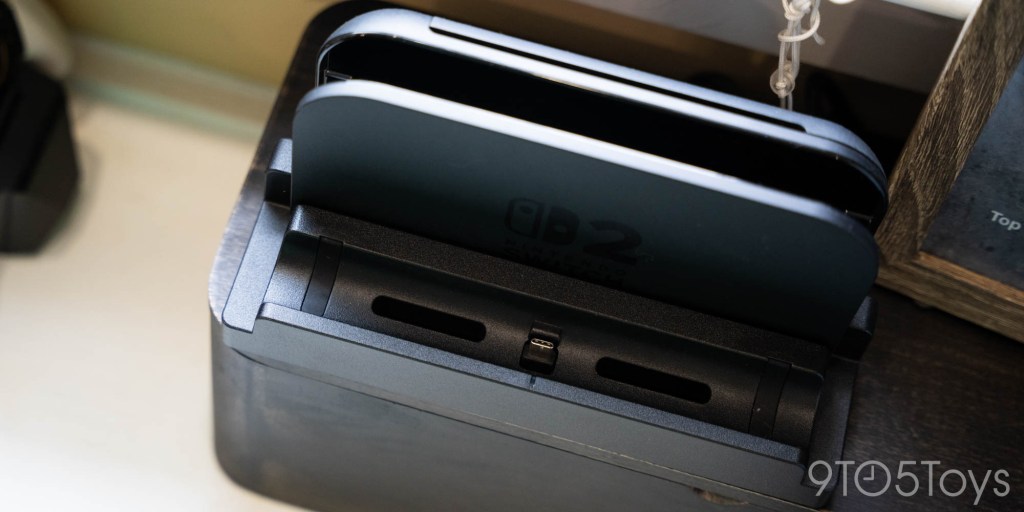 A close up of a gaming console