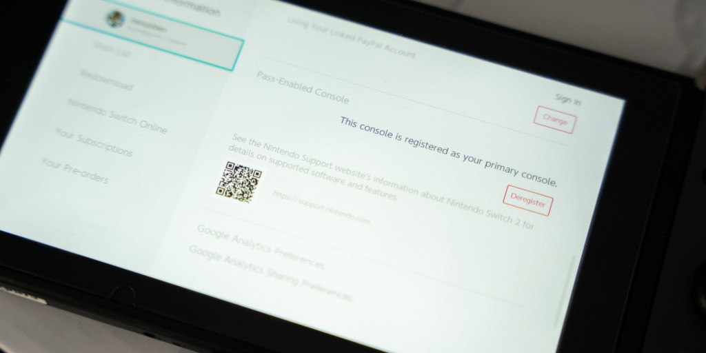 A screen shot of a device