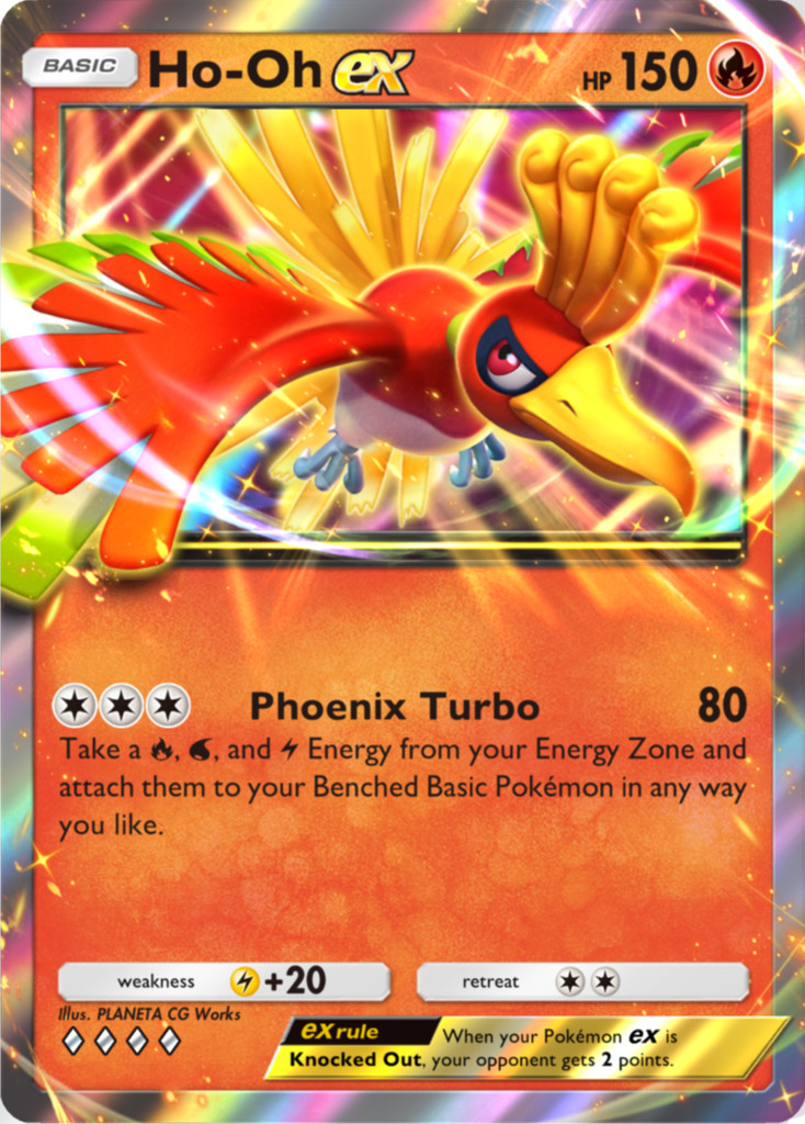 A card with a cartoon bird flying