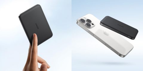Image showing renders of Anker's new 5,000mAh MagGo Slim Nano power bank.