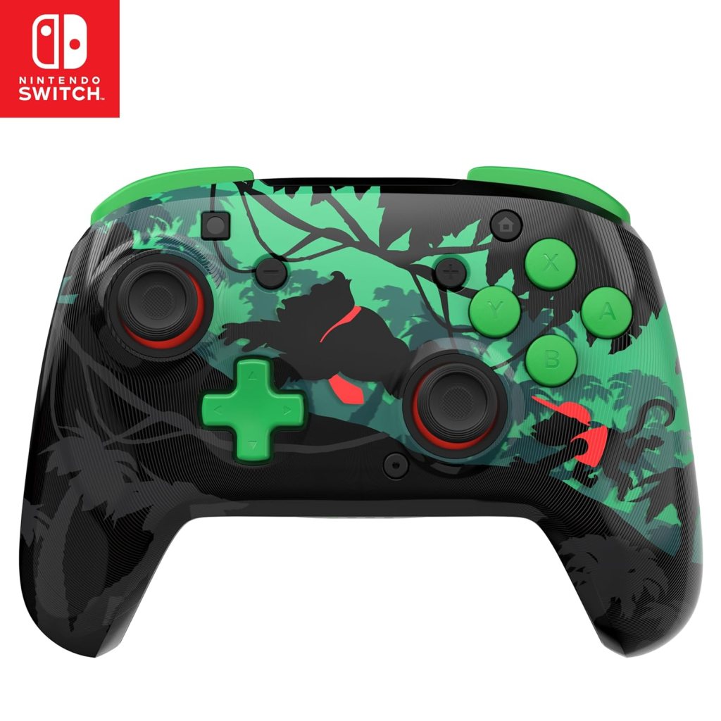 A video game controller with a design on it
