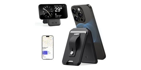 A phone with a stand