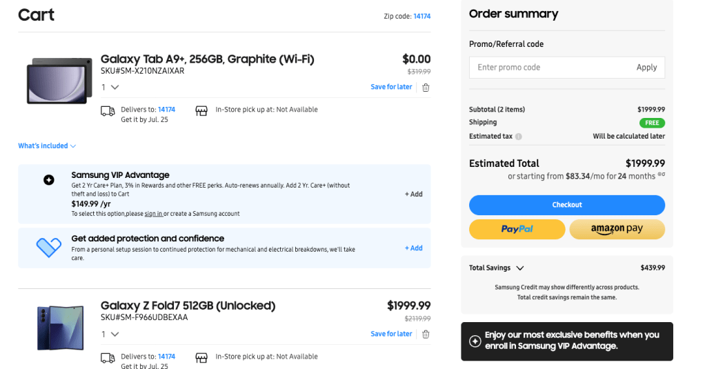 A screenshot of a website