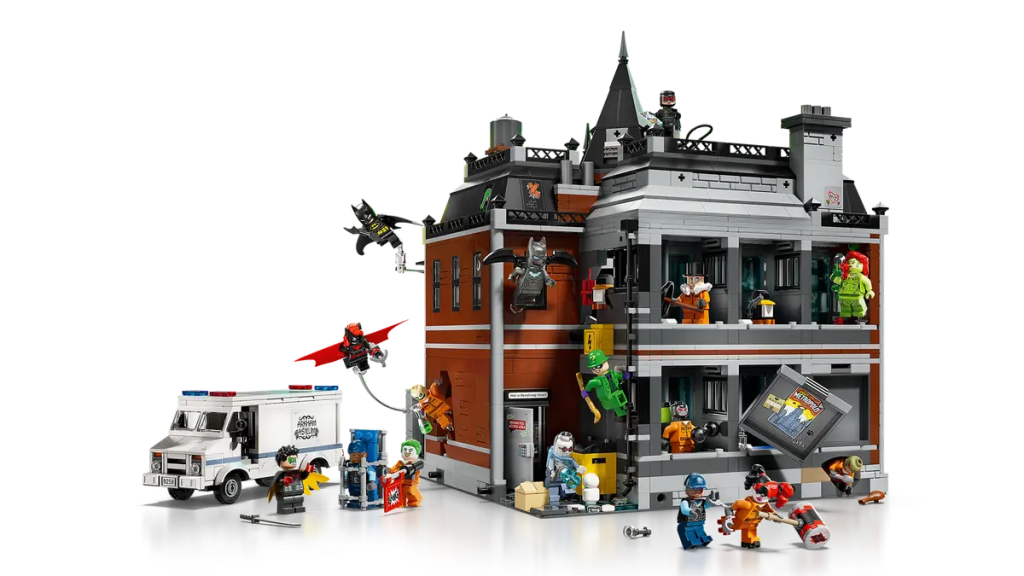 A building with legos and people