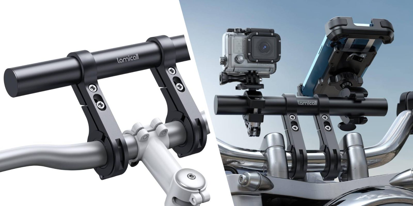 A camera on a handlebar