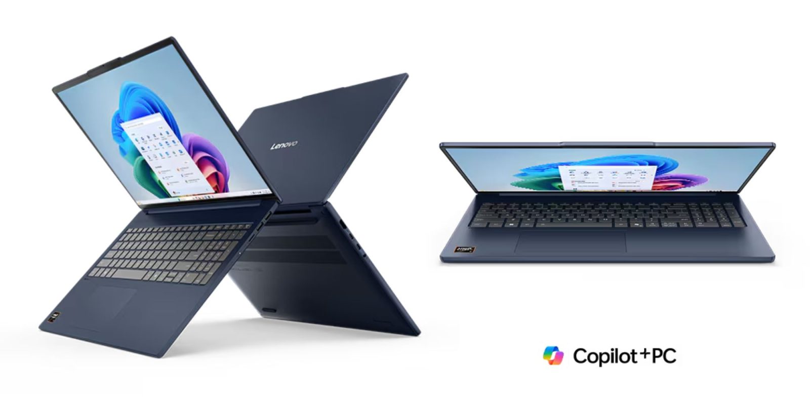 Image showing renders of Lenovo's IdeaPad Slim Copilot+ PC.