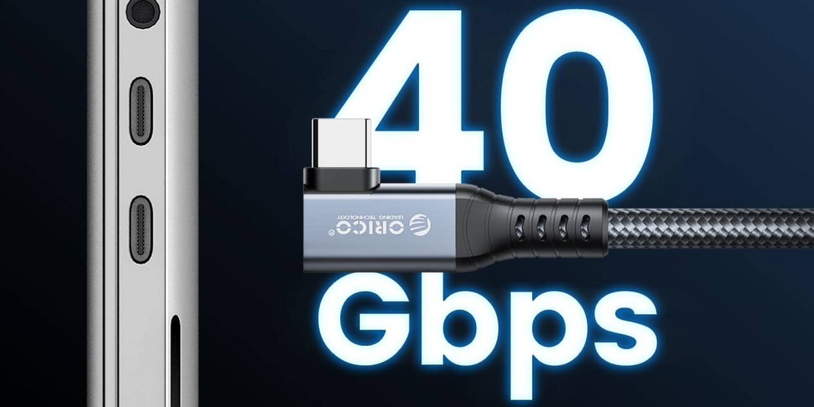 A black and silver usb cable