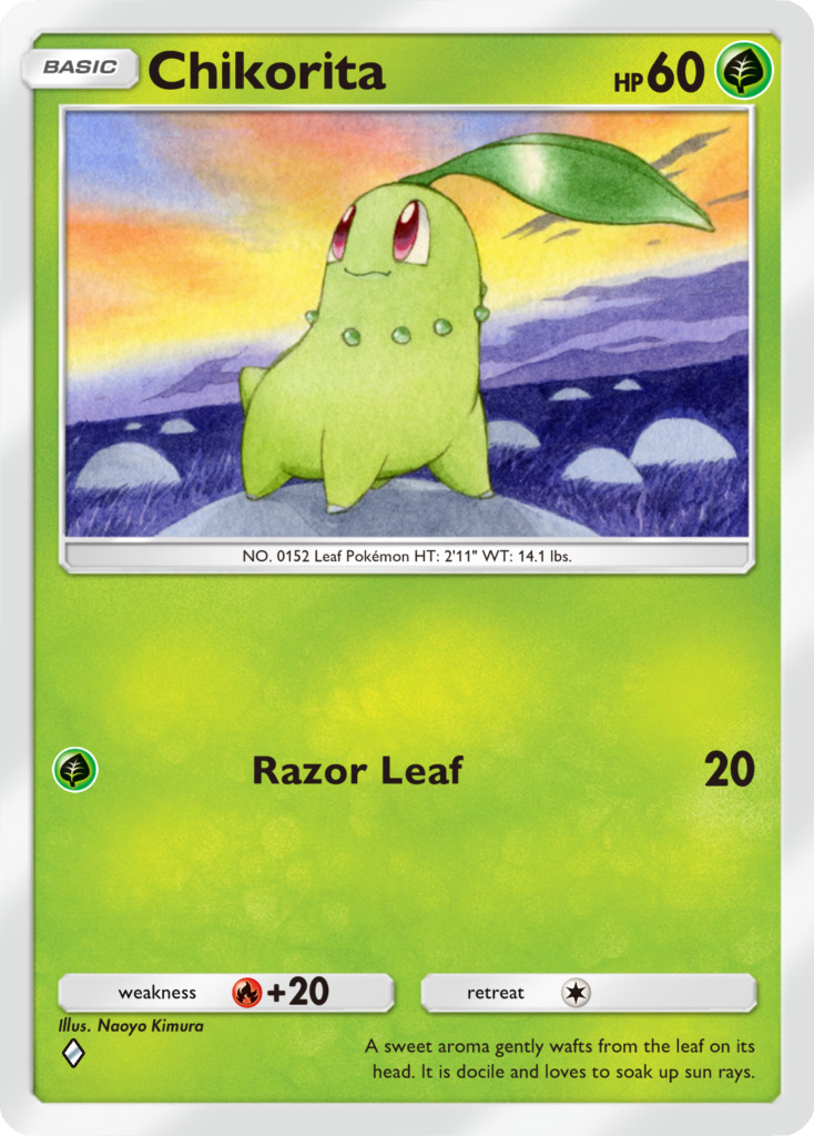 A cartoon character on a game card