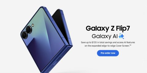 A cell phone with a foldable screen