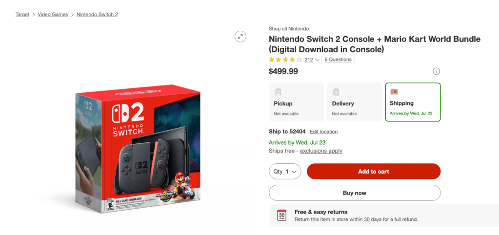 A box with a video game controller