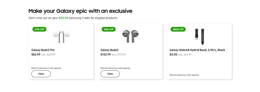 A screenshot of a product