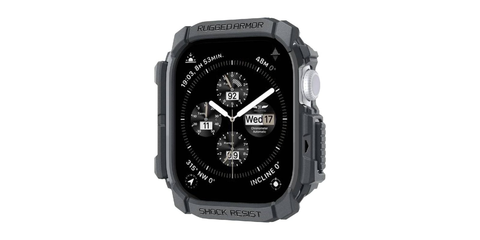 A close up of a watch