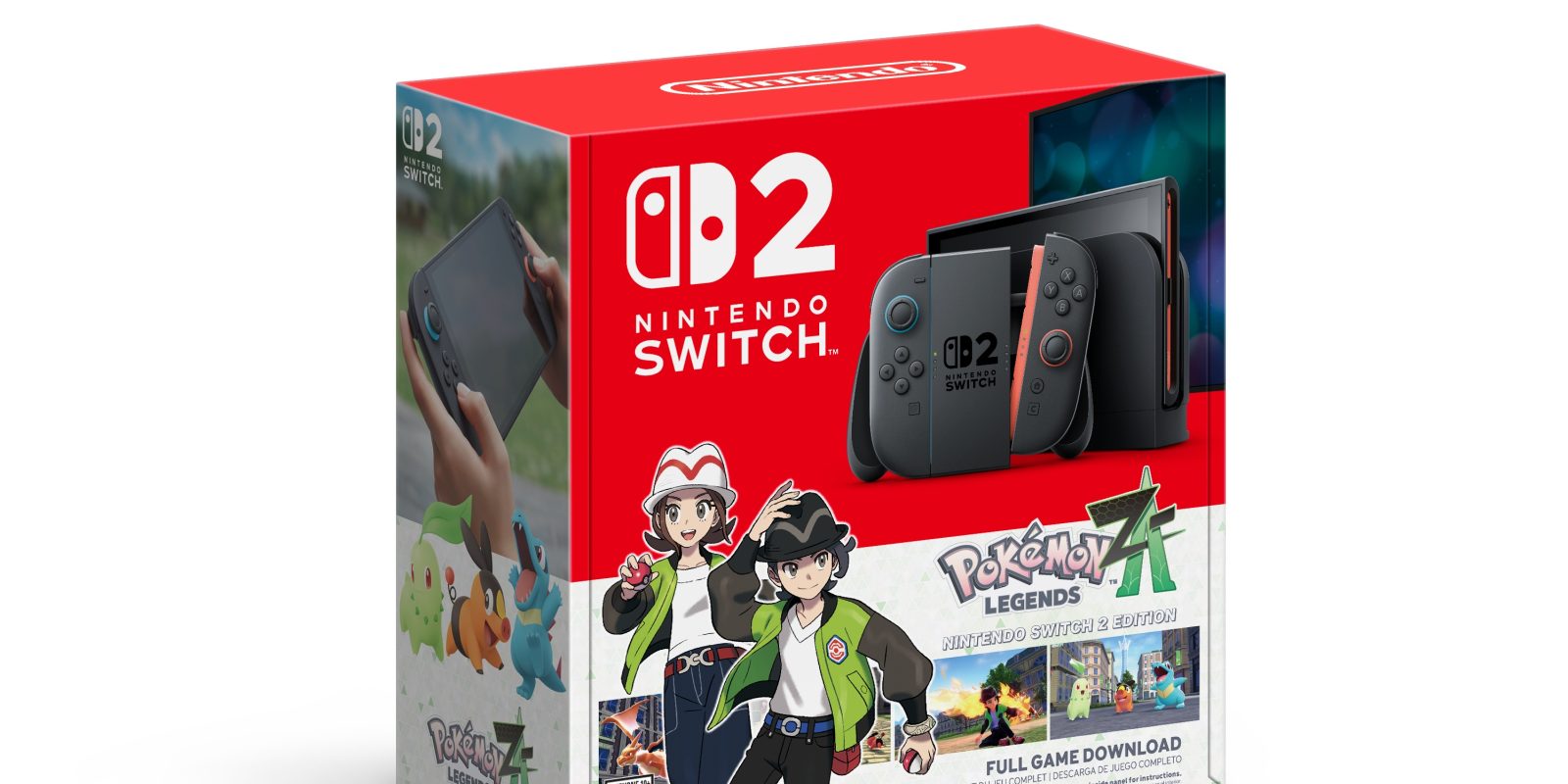 A box of nintendo switch game console