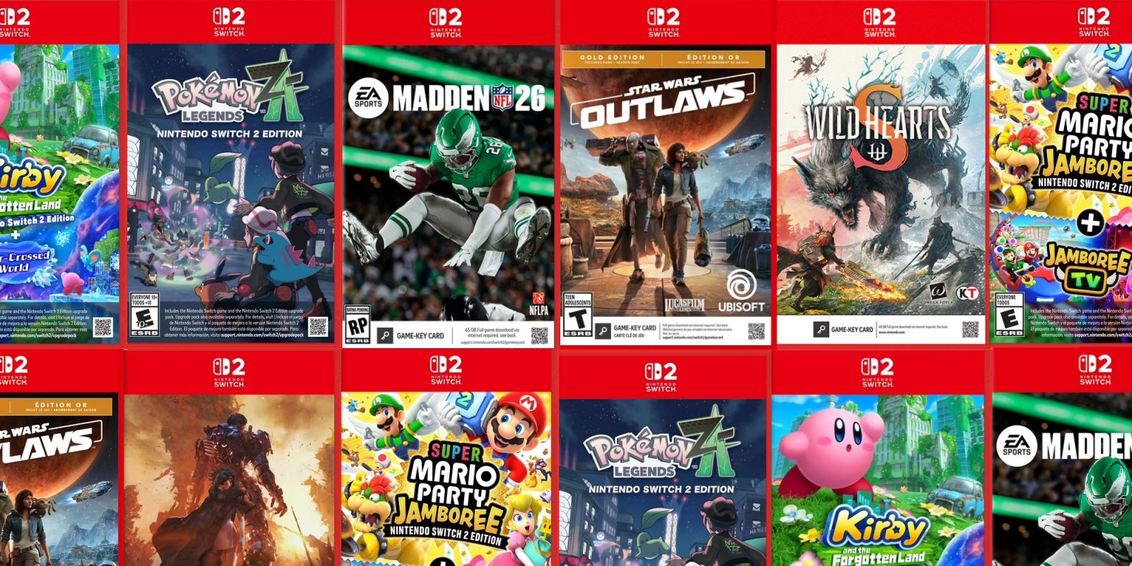 Switch 2 summer game release schedule