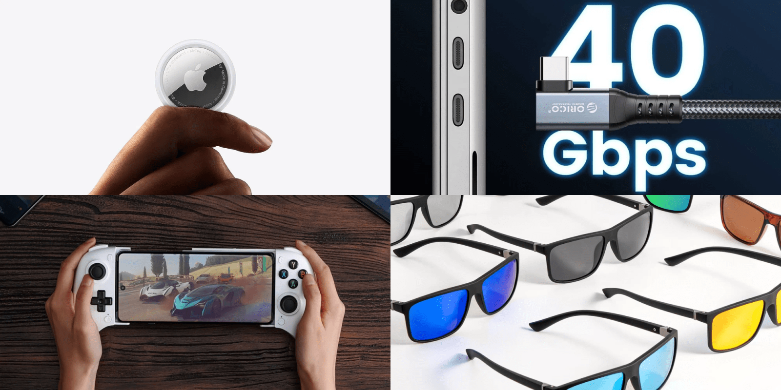 A collage of different gadgets