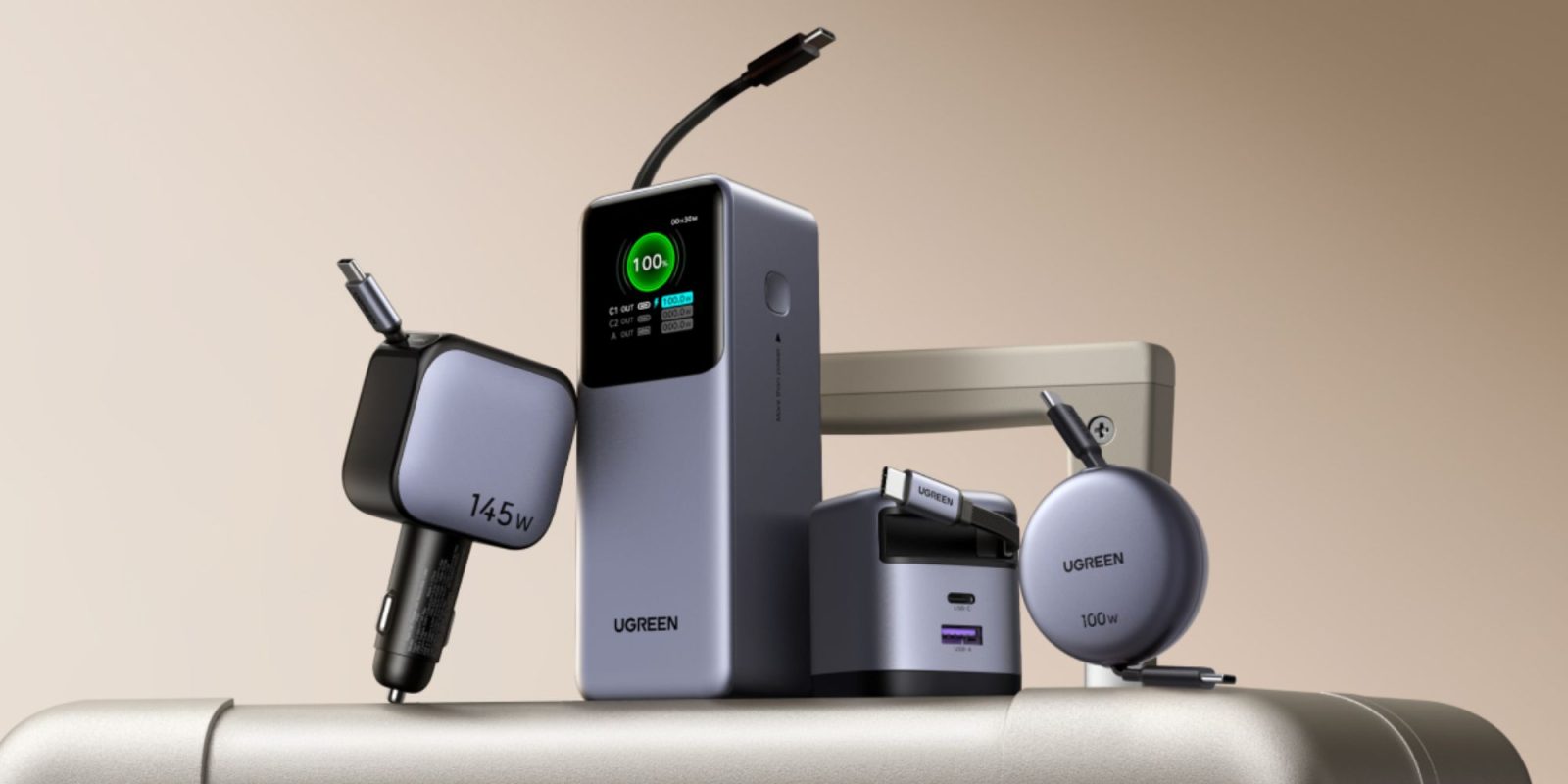 Image showing UGREEN's Nexode's retractable series.